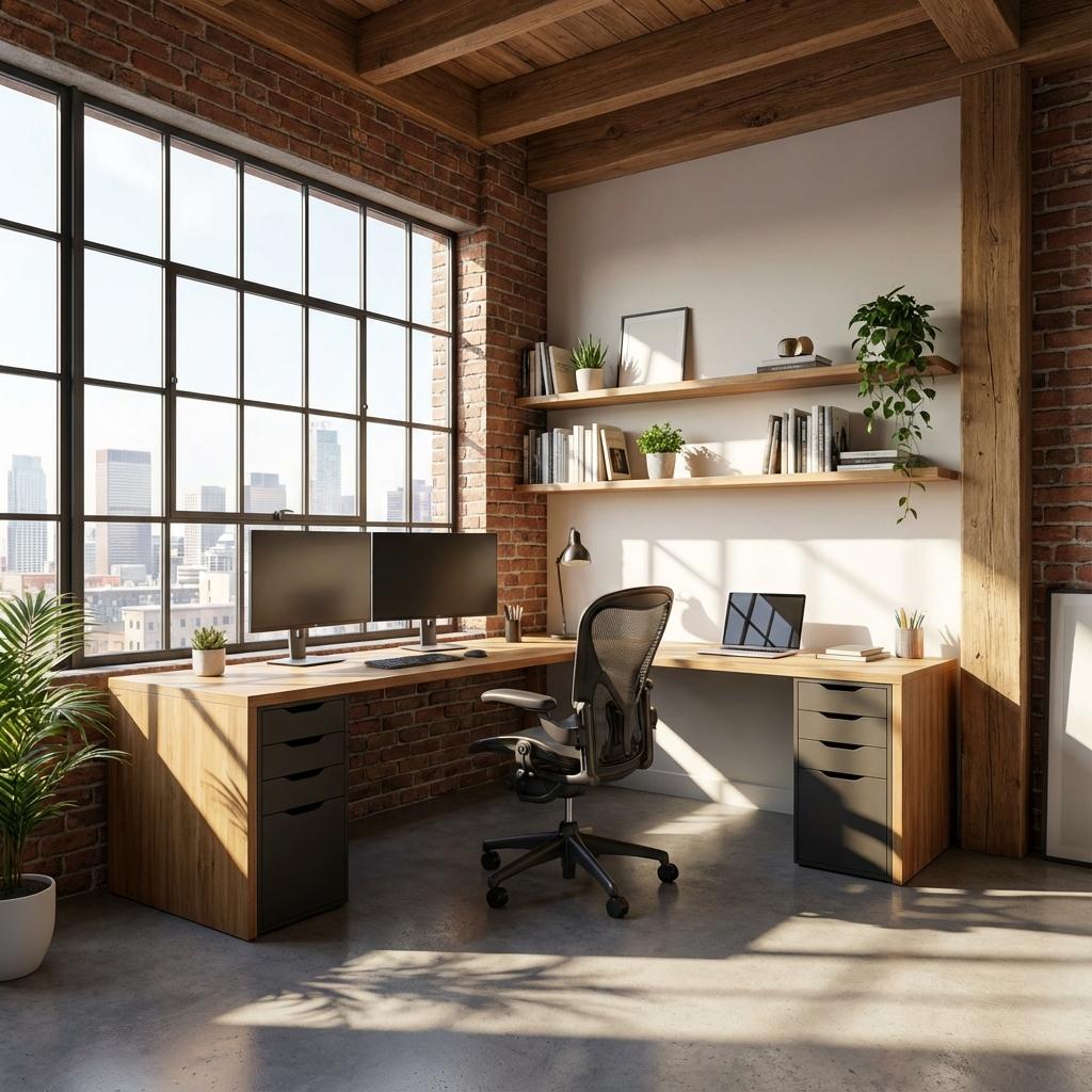 L-Shape Dormer Office